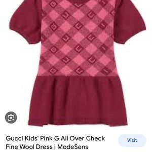 Gucci
Baby Girls Red Wool Knit Dress